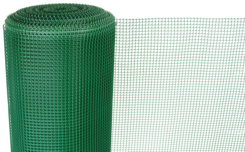 Műanyag kerítésháló, Strend Pro Garden Economy 5, zöld, 100 cm x 50 m, szemméret: 10 x 10 mm, 300 g/m2, négyzetrács, 100 % műanyag