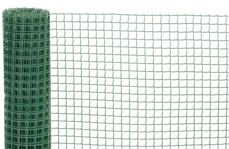 Műanyag kerítésháló, Strend Pro Garden Economy 7, zöld, 100 cm x 5 m, szemméret: 20 x 20 mm, 300 g/m2, négyzetrács, 100 % műanyag