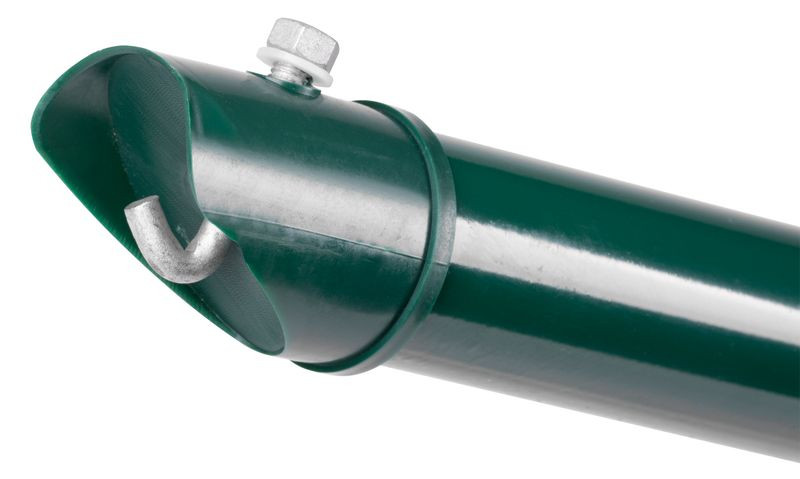 Kerítésoszlop merevítő, Strend Pro Garden Metaltec, zöld, 220 cm, átmérő: 48 mm, kerek, PVC bevonatú horganyzott acél