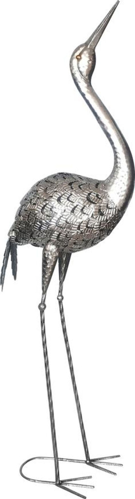 Kerti dekoráció, MagicHome Mecco, daru, ezüst, 34 × 23 × 111 cm, fém