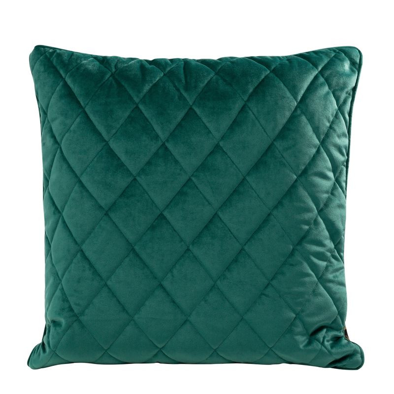 Steppelt bársony párnahuzat Sötét türkiz 45x45 cm