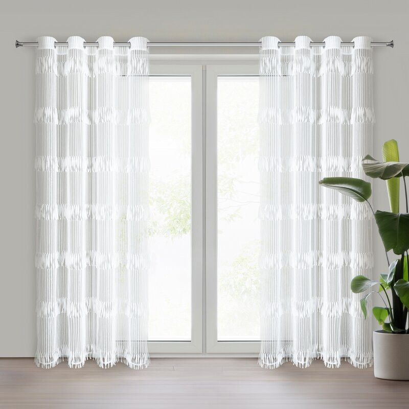 Sotera Eva Minge fehér függöny 140x250 cm