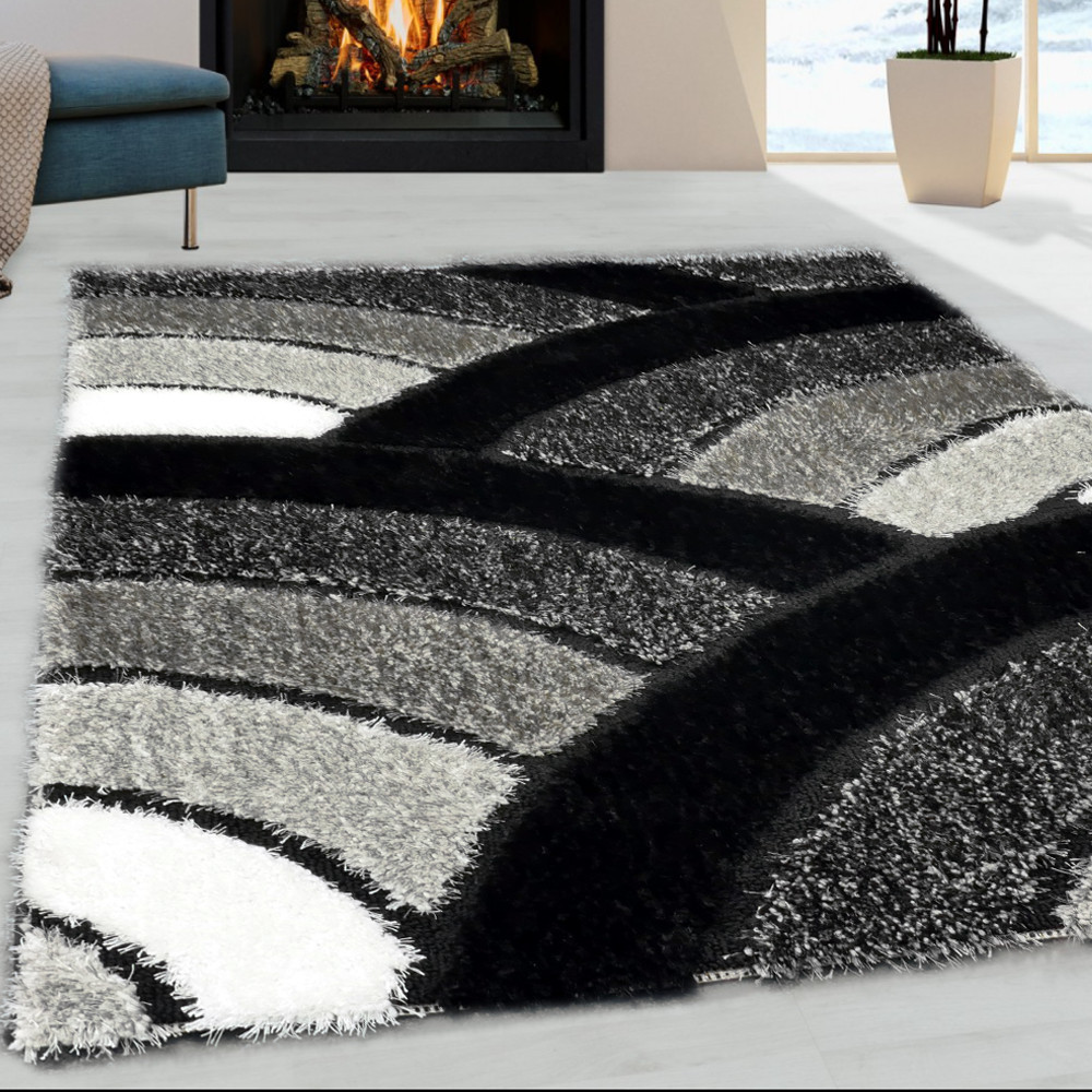 TOP! Den. Melissa new 1143 Fekete 60szett=60x220cm+2dbx60x110cm szőnyeg