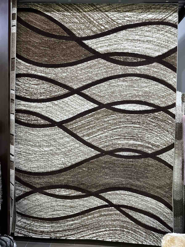 TOP! Den. Den. Charis bézs hullám 60x110cm szőnyeg
