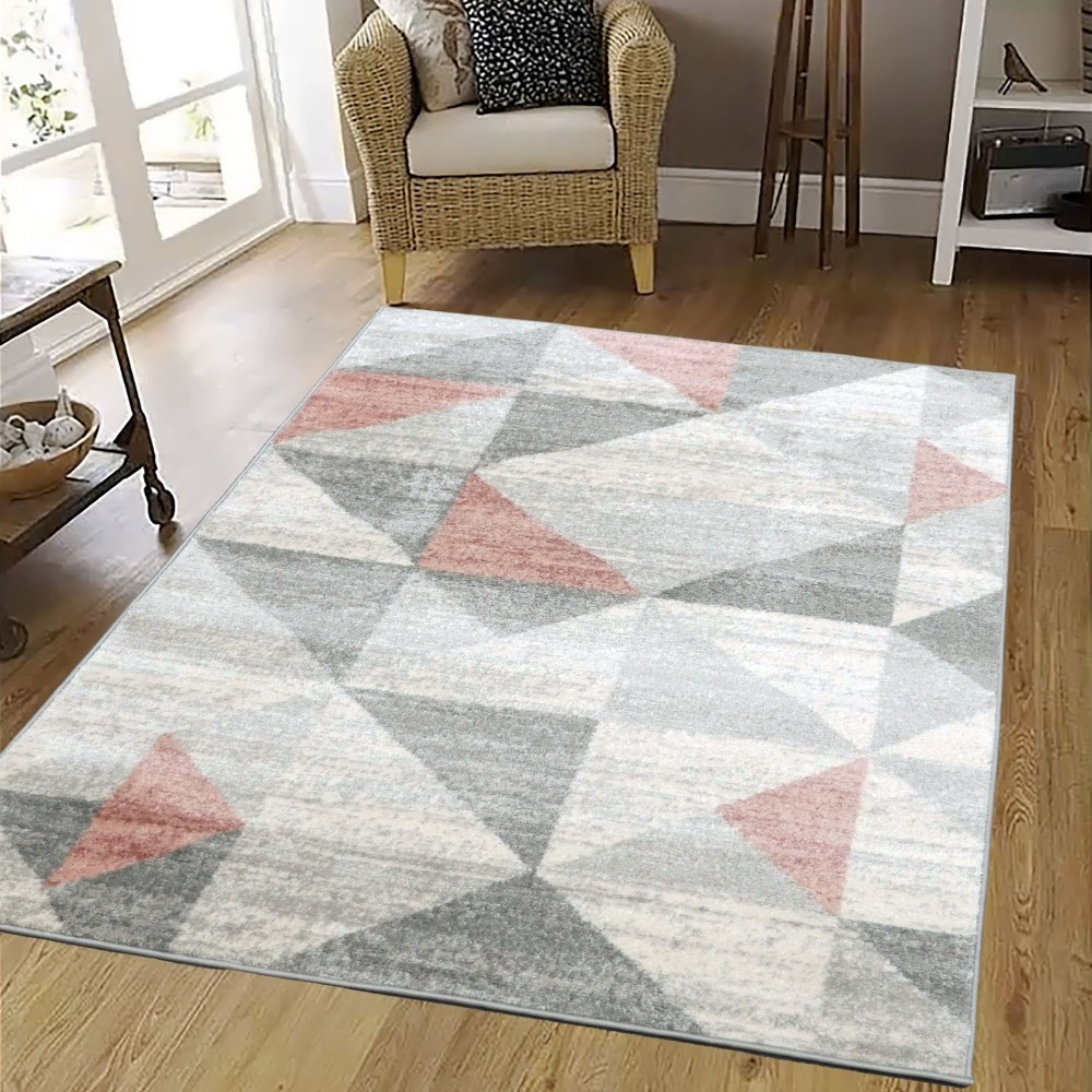TOP! Den. Promo 1253 pink 60x110cm modern szőnyeg