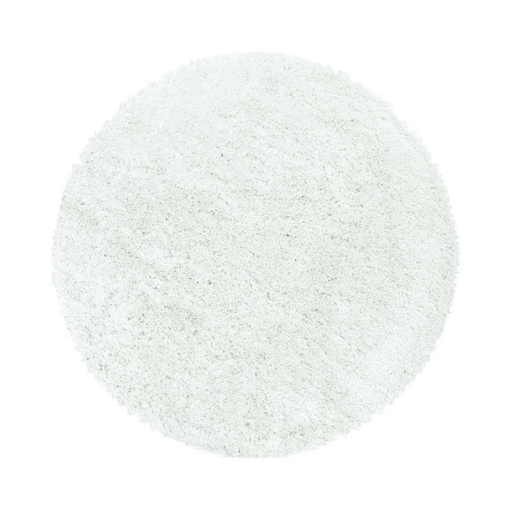 TOP! Ay. FLUFFY 3500 WHITE 120 x 120 -kör szőnyeg