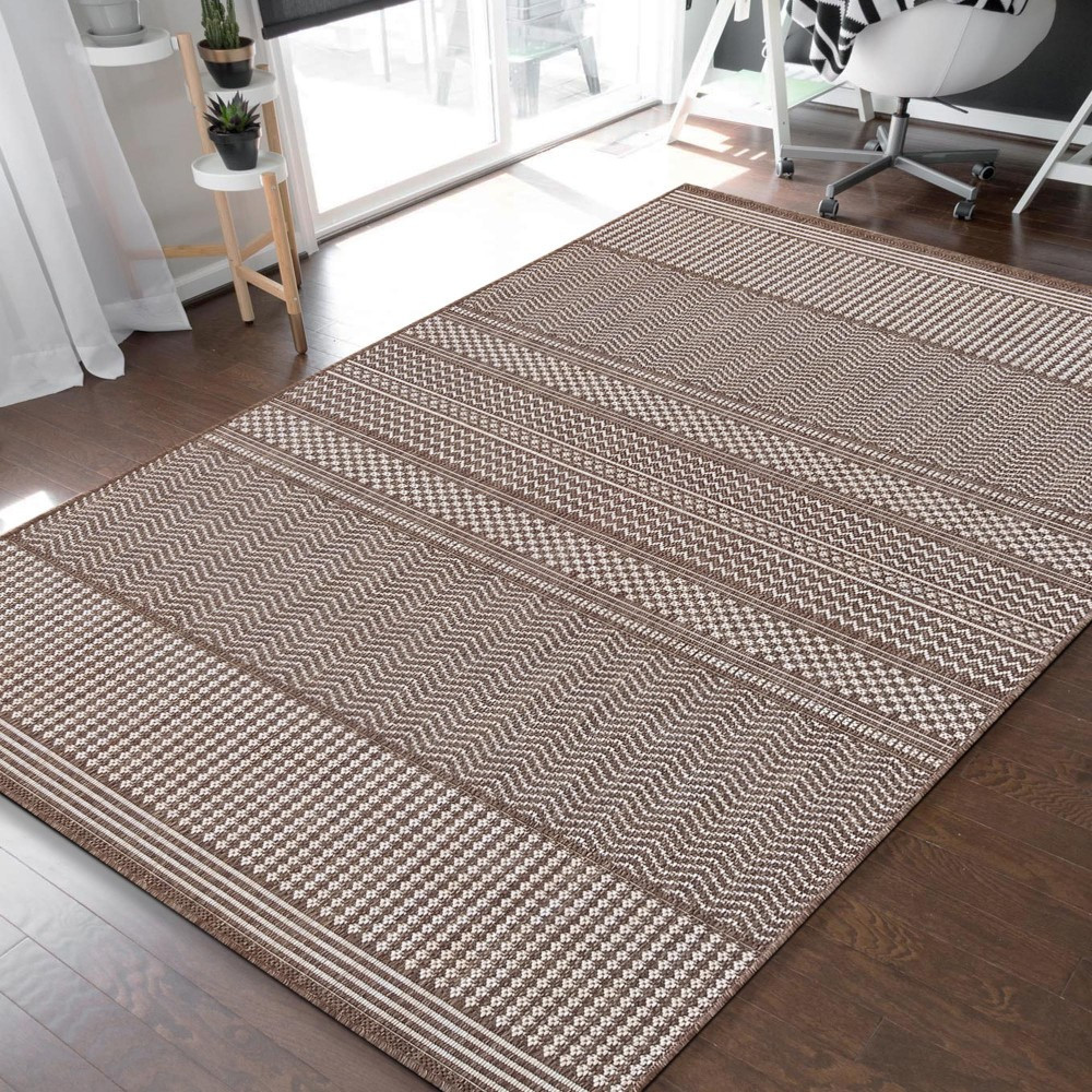 TOP! Szőnyeg kétoldalas Dy. ZARA 12 barna 120 x 170 cm
