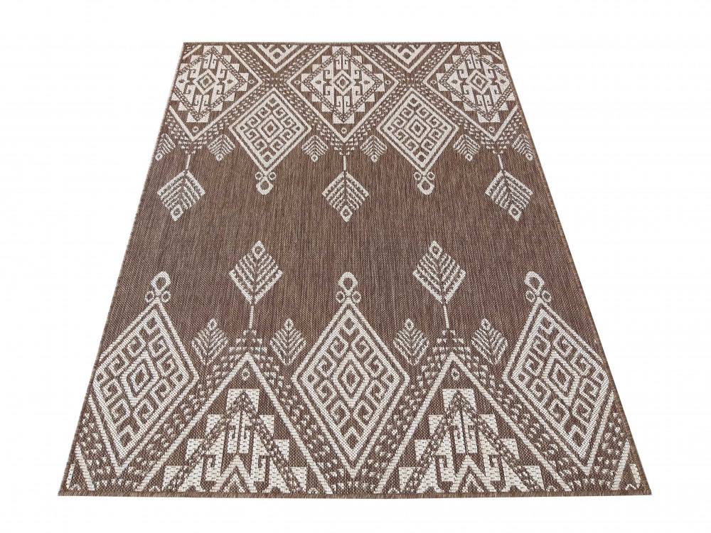 TOP! Szőnyeg kétoldalas Dy. ZARA 13 barna 80 x 150 cm